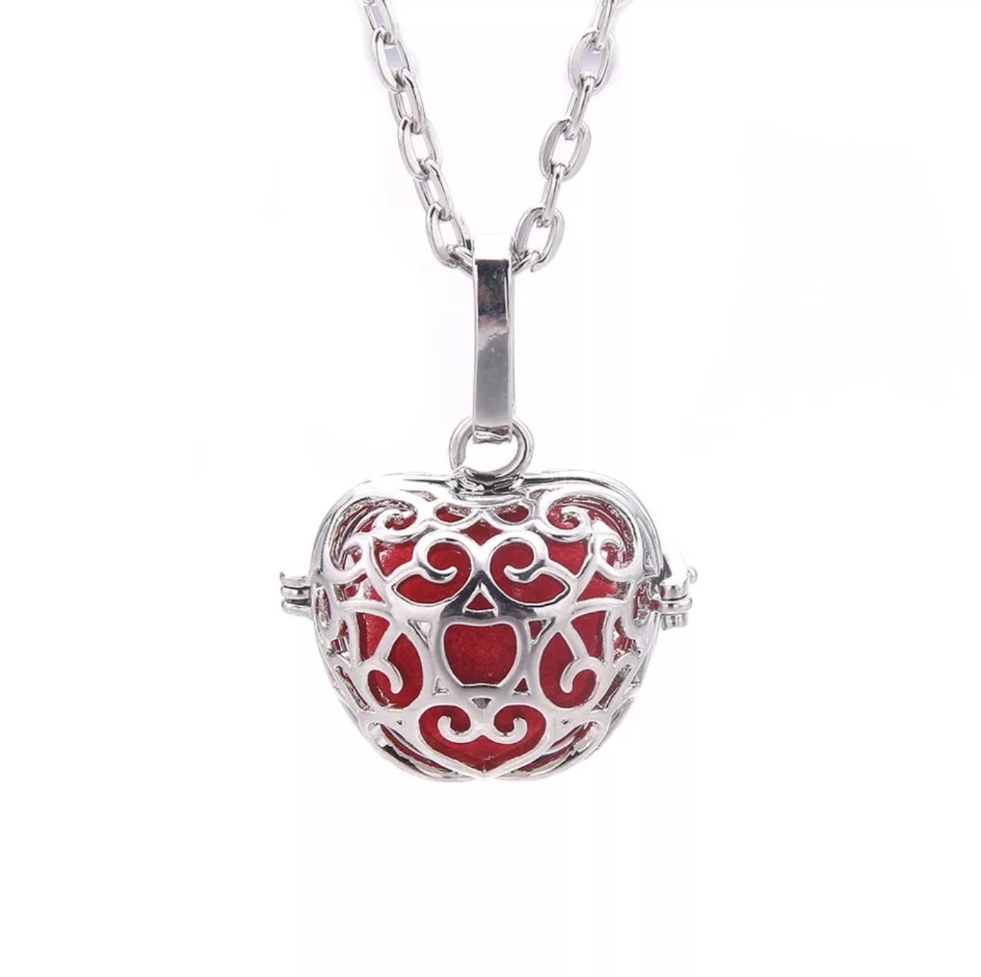 Hollow Basket Ball Pendant