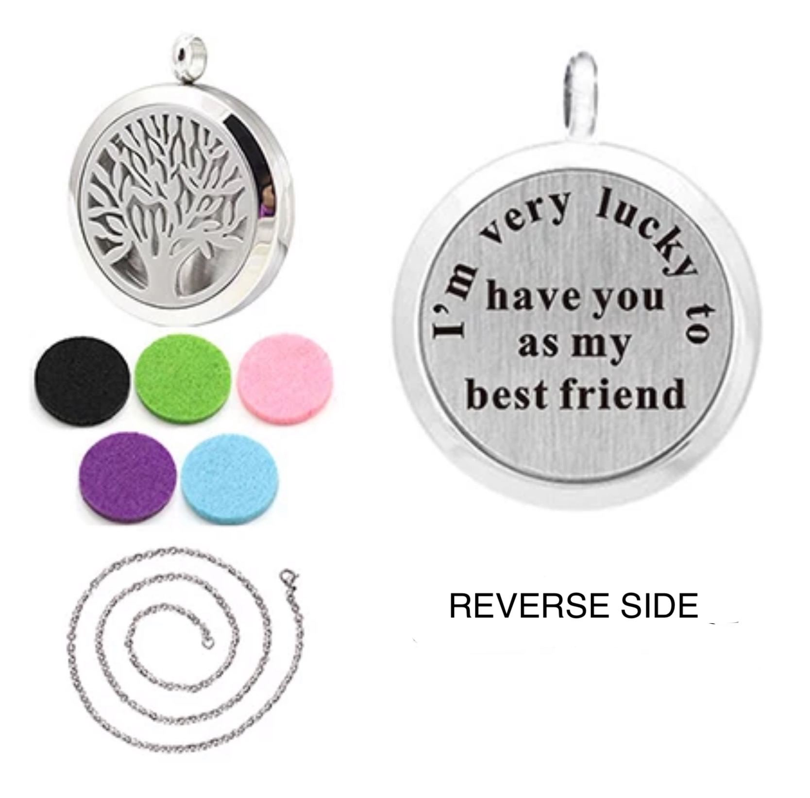 Best Friend Tree of Life Pendant (inscribed)