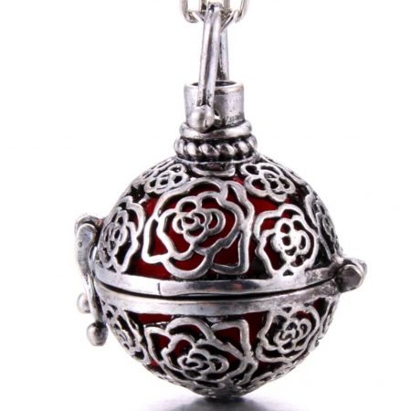 Hollow Flower Ball Pendant