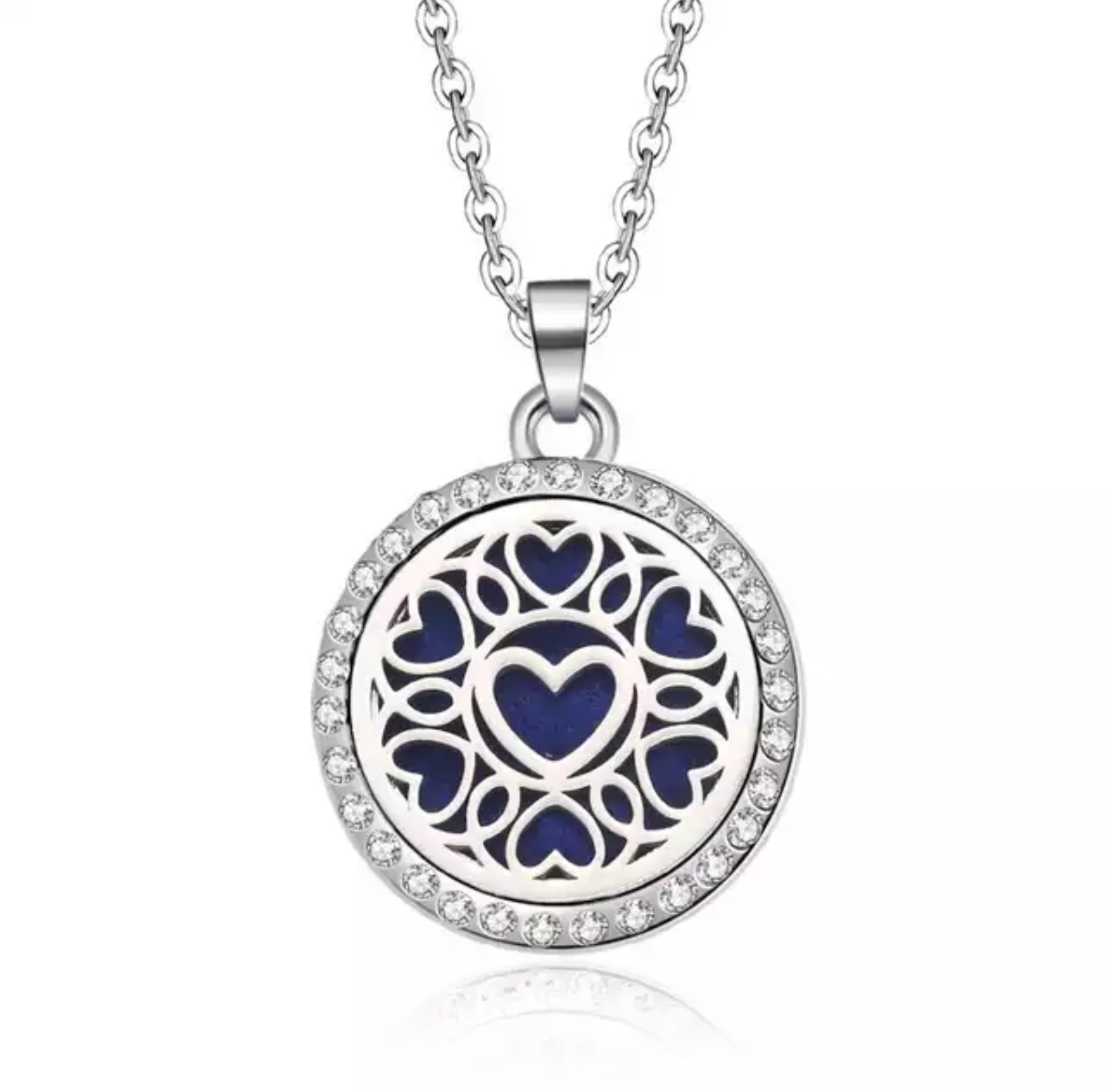 Small Crystal Heart Pendant