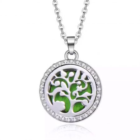 Small Crystal Tree of Life Pendant